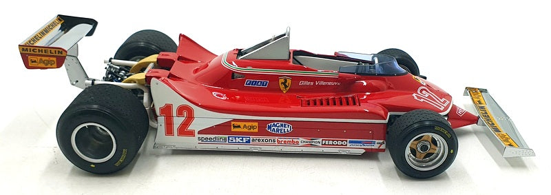 Exoto 1/18 Scale Diecast DC31724J - Ferrari 312 T4/T5 #12 Giles Villeneuve