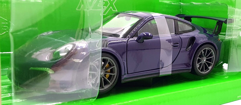 Welly NEX 1/24 Scale Diecast 24080W - Porsche 911 GT3 RS - Purple