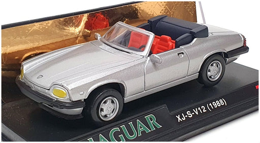 Newray 1/43 Scale Diecast 48849 - 1988 Jaguar XJS V12 - Silver