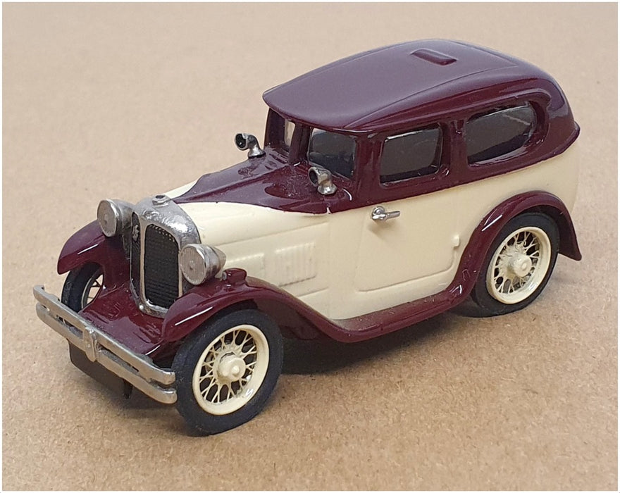 Milestone Miniatures 1/43 Scale GC45M - Austin Swallow Salloon - Maroon/Cream