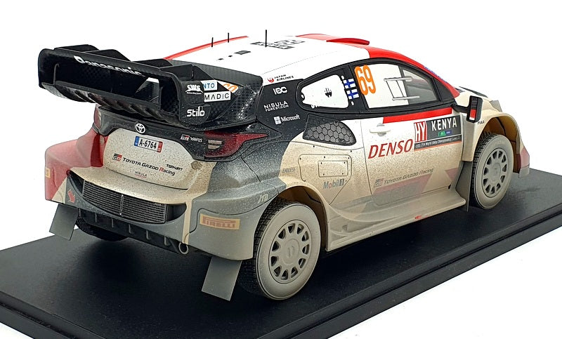 IXO Models 1/18 Scale 18RMC173B - Toyota GR Yaris Rally1 Hybrid Safari 2023 #69