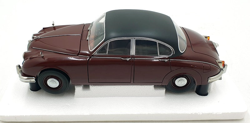 Model Icons 1/18 scale Diecast 701001 - Jaguar MK2 Inspector Morse Burgundy