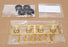 Aoshima 1/24 Scale 06627 - Wire Wheel Gold Plating 13inch Wheels & Tyres Set