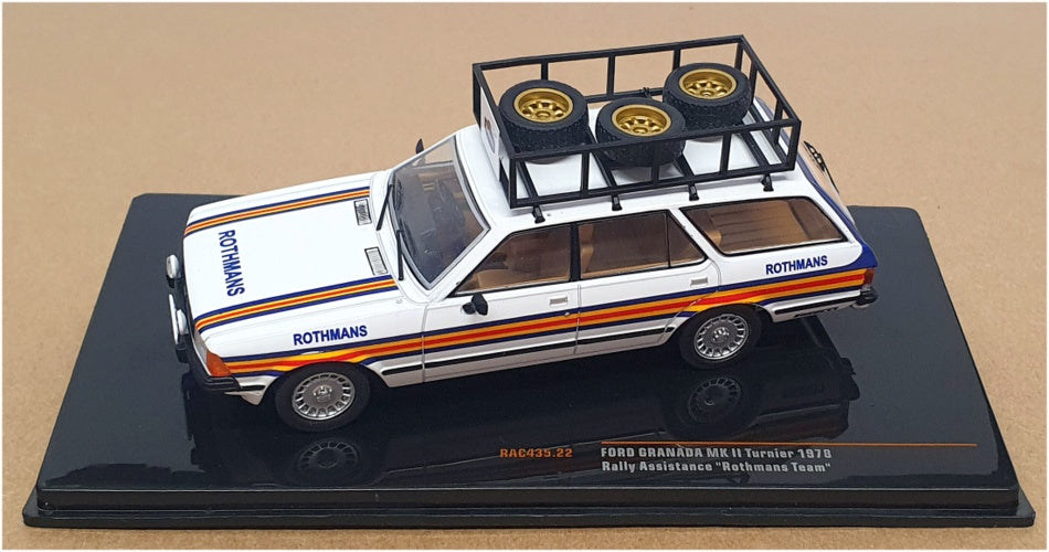 Ixo Models 1/43 Scale RAC435.22 - 1978 Ford Granada Mk2 Turnier Rally Assistance