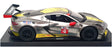 Burago 1/24 Scale 18-28024 - 2020 Chevrolet Corvette C8.R #4 - Yellow/Silver