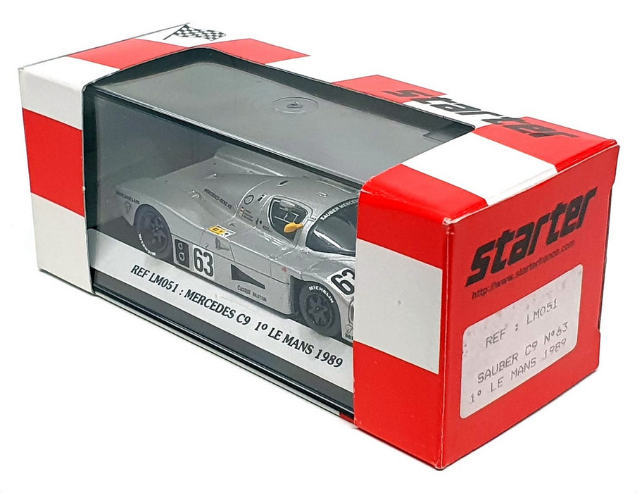 Starter Models 1/43 Scale LM051 - Sauber Mercedes C9 #63 Winner Le Mans 1989