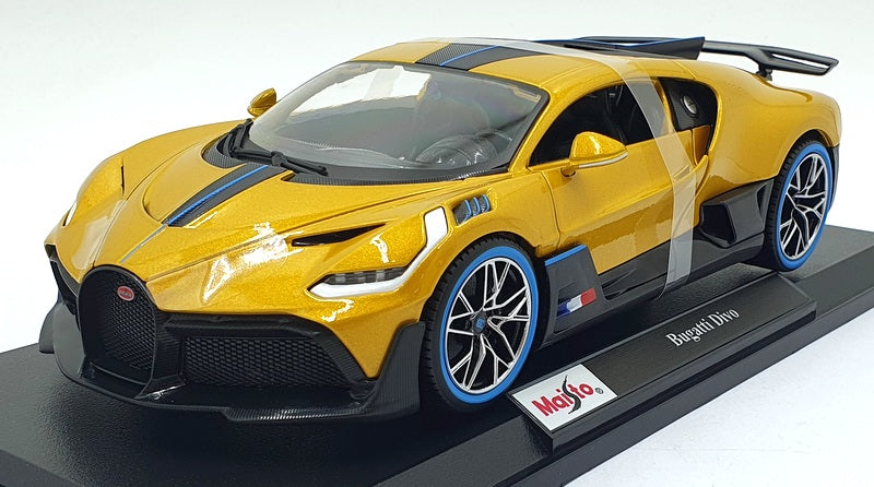 Maisto 1/18 Scale Diecast 46629 - Bugatti Divo - Gold