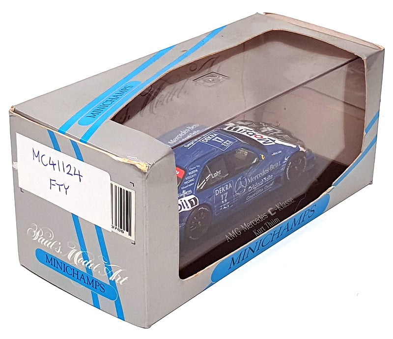 Minichamps 1/43 Scale MC41124 - Mercedes AMG C-Klasse #17 DTM 1995 Lohr - Blue