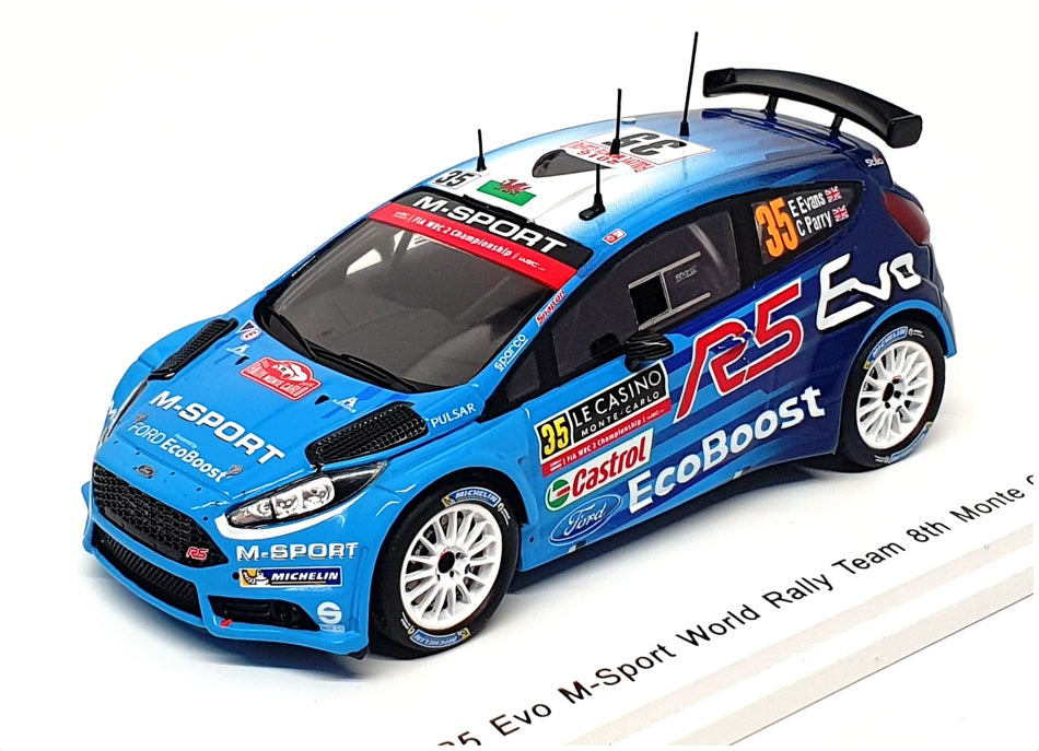 Spark 1/43 Scale S4965 - Ford Fiesta R5 Evo 8th #35 Monte Carlo 2016