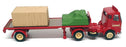 EFE 1/76 Scale 35002 - AEC Mercury Flatbed Lorry Barton Transport - Red