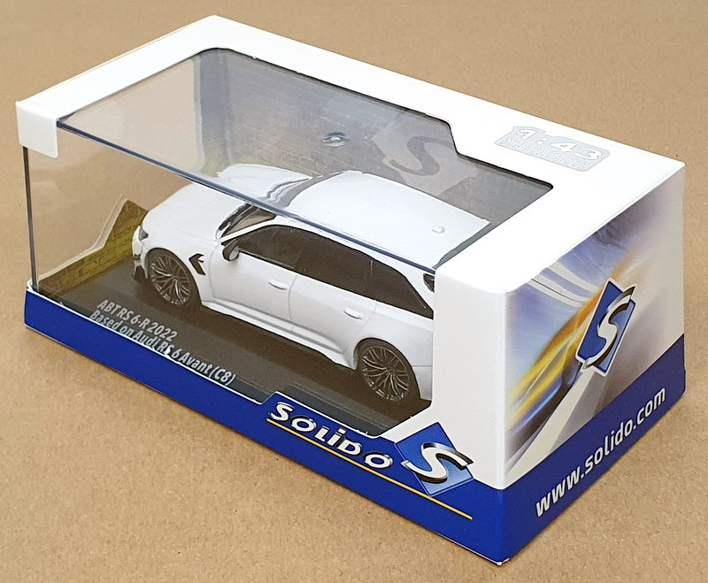 Solido 1/43 Scale S4310710 - 2022 ABT RS 6-R Based On Audi RS 6 Avanti C8 White