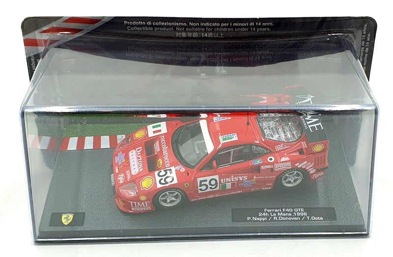 Altaya 1/43 Scale 30424W - Ferrari F40 GTE #59 24h Le Mans 1996