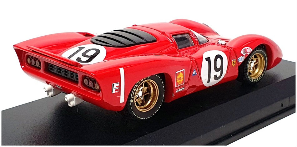 Best Model 1/43 Scale 9152 - Ferrari 312P Coupe #19 Le Mans 1969 - Red