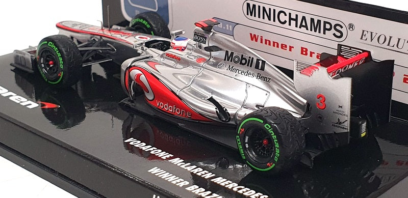 Minichamps 1/43 Scale 537 124323 F1 McLaren Mercedes MP4-27 1s Brazilian GP 2012