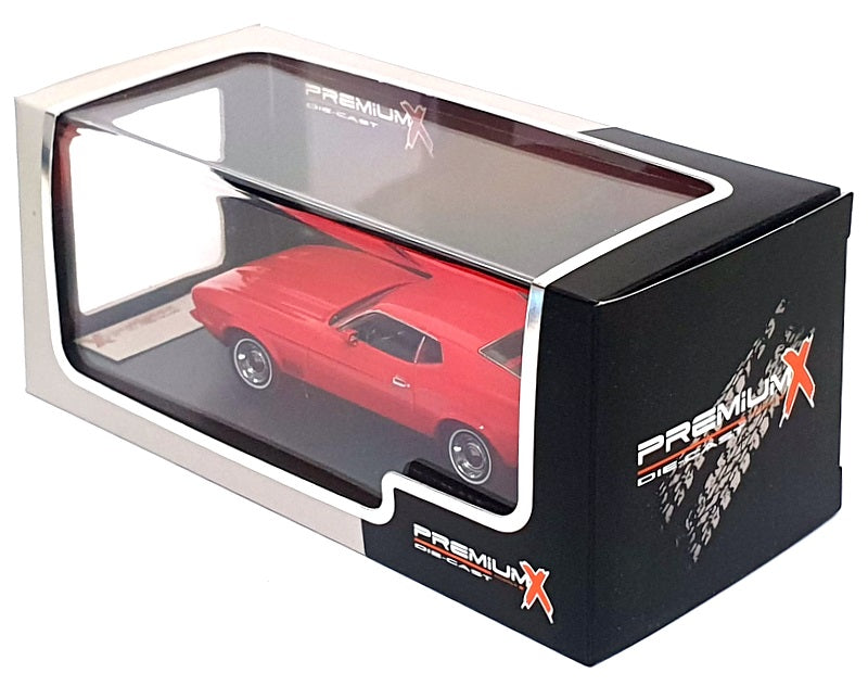 PremiumX 1/43 Scale Diecast PRD396 - 1971 Ford Mustang Mach 1 - Red