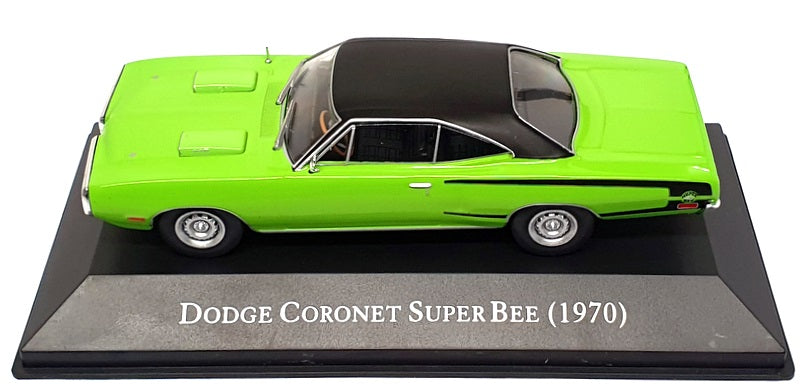 Altaya 1/43 Scale 211024K - 1970 Dodge Coronet Super Bee - Green/Black