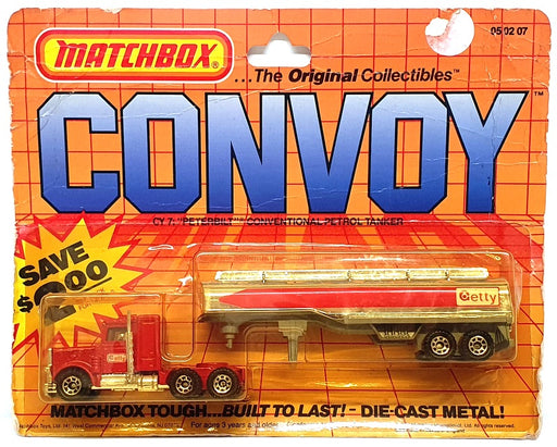 Matchbox Convoy 1/80 Scale 05 02 07 - Peterbilt Petrol Tanker - Red/Gold