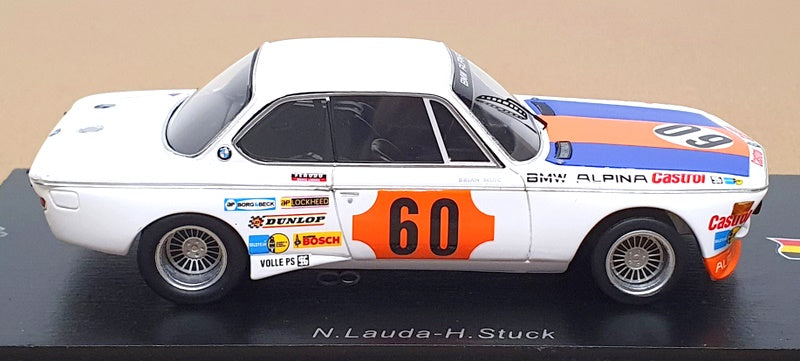 Spark 1/43 Scale SB227 - BMW SCL #60 1000Km Spa 1973 - White/Blue/Orange