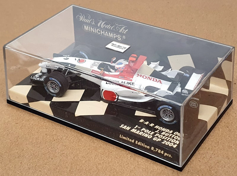 Minichamps 1/43 Scale 400 040109 F1 BAR Honda 006 #9 1st Pole San Marino GP 2004