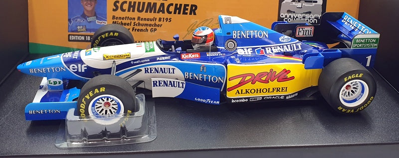 Minichamps 1/18 Scale 510 952501 - Benetton Renault B195 #1 1st French GP