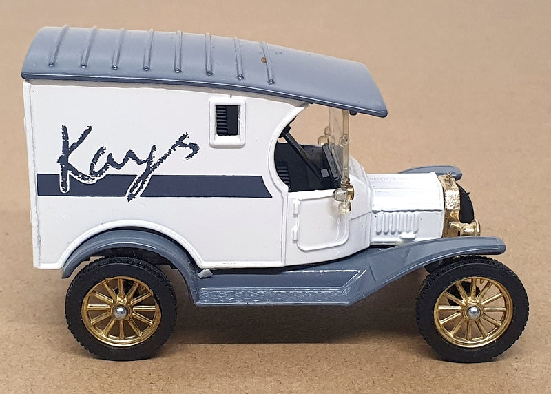 Corgi Appx 9cm Long Diecast D865/7 - Ford Model T Van (Kay's) White/Grey