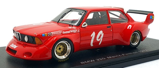 Spark Model 1/43 Scale S8002 - BMW 320 #19 Mainz-Finthen 1977 - Red