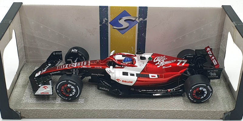 Solido 1/18 Scale Diecast S1810201 Alfa Romeo C42 F1 Emilia Romagna Bottas 2022