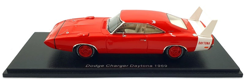 Spark Model 1/43 Scale S3611 - 1969 Dodge Charger Daytona - Red