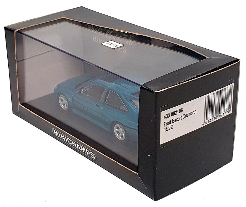 Minichamps 1/43 Scale 433 082106 - 1992 Ford Escort Cosworth - Met Blue