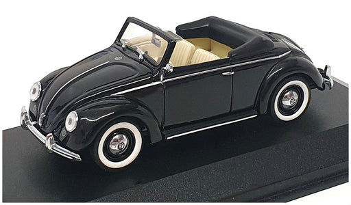 Minichamps 1/43 Scale 052132 - Volkswagen Hebmuller Cabriolet Open - Black