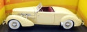 Ertl American Muscle 1/18 Scale Diecast 32158 1937 Cord 812 Convertible - Cream