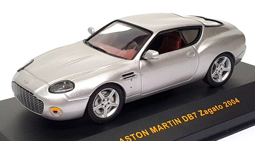 Ixo Models 1/43 Scale MOC059 - 2004 Aston Martin DB7 Zagato - Silver