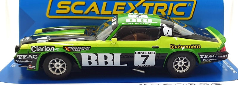 Scalextric 1/32 Scale Slot Car C4358 - Chevrolet Camaro Z28 #7 Spa 24hrs 1981