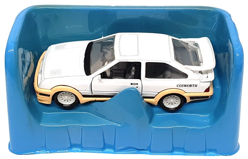 Matchbox Appx 12cm Long K162 - Ford Sierra RS500 Cosworth - White/Beige