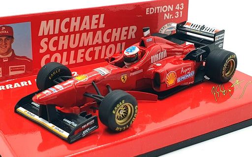 Minichamps 1/43 Scale 510964321 - F1 Ferrari F 310/2 #1 Schumacher - Red