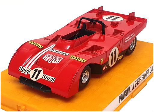 Polistil Appx 15cm Long Diecast L1 - Ferrari 312 #11 Ickx/Andretti - Red