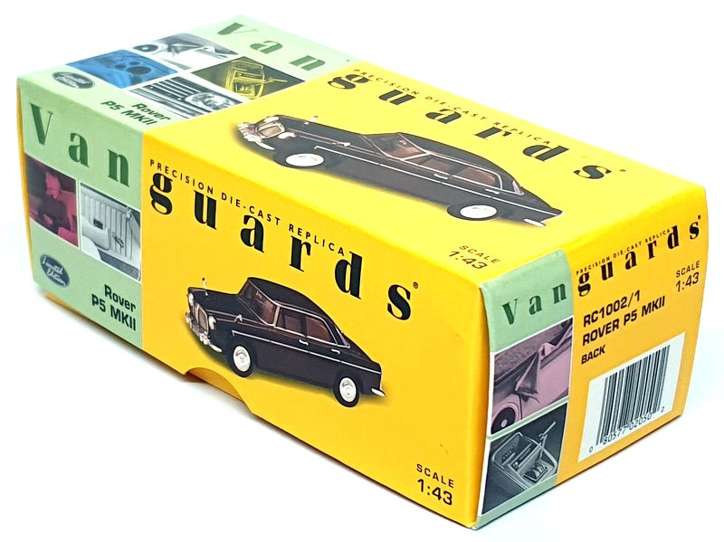 Vanguards 1/43 Scale Diecast RC1002/1 - Rover P5 3 Litre Mk2 - Black