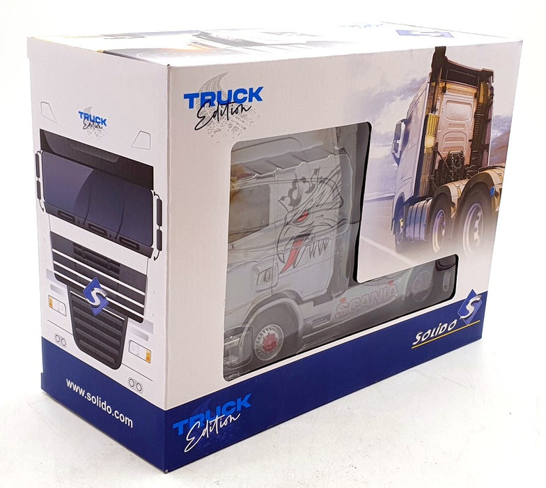 Solido 1/24 Scale Diecast S2400305- 2023 Scania S580 Highline - Custom Silver