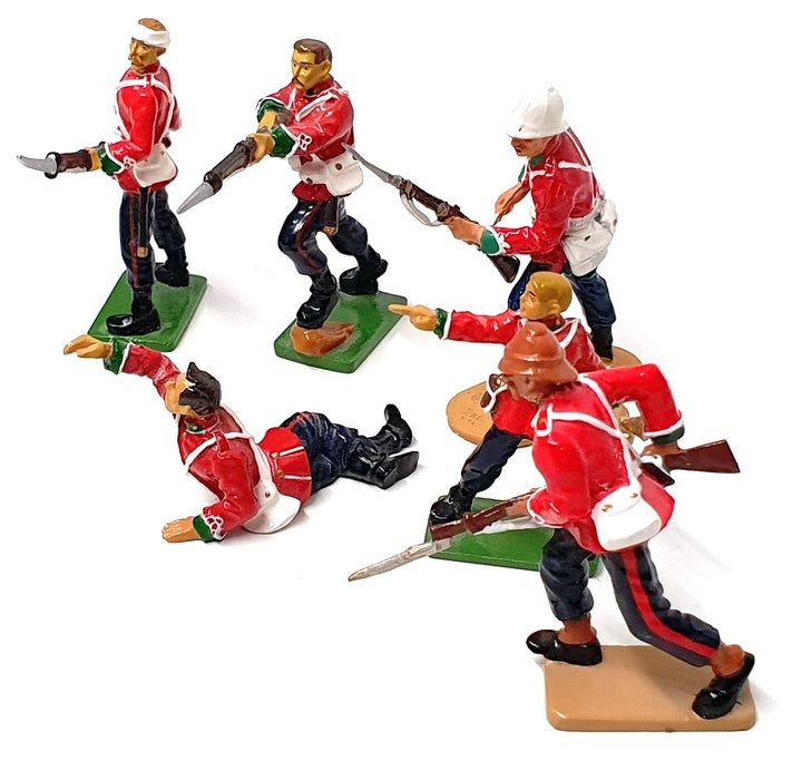 Britains 54mm Toy Soldiers 40177 - Zulu Wars Holding The Line 24th Foot