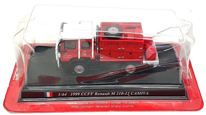 Del Prado 1/64 Scale FEN32 - 1999 Renault Camiva Fire Engine Truck - Red/White