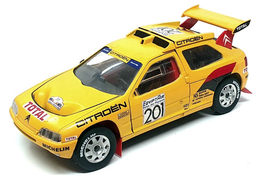 Solido 1/18 Scale Diecast 29724W - Citroen ZX Rallye Raid - Yellow