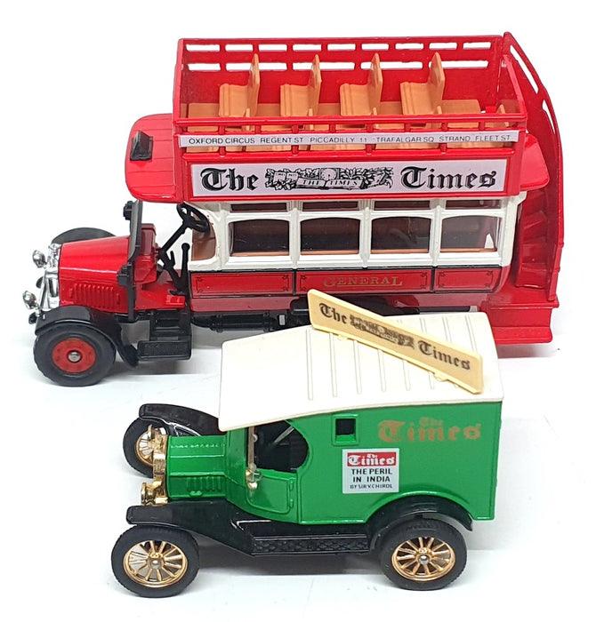 Corgi Diecast R2500G - Thornycroft Bus & Ford Model T Van