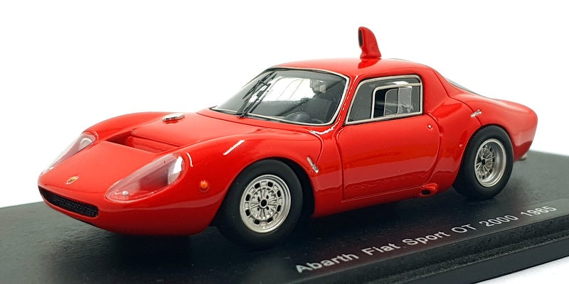 Spark 1/43 Scale S1314 - 1965 Abarth Fiat Sport OT 2000 - Red