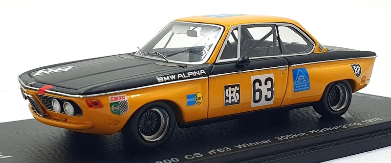 Spark Model 1/43 Scale SG018 - BMW 2800 #63 1st 300km Nurburgring 1970