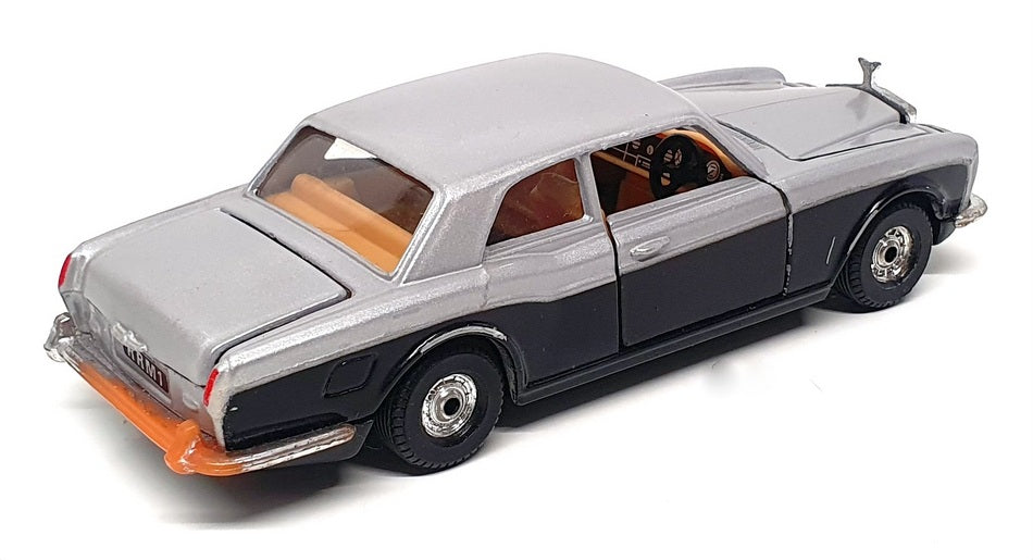 Corgi 14cm Long Diecast C279/1 - Rolls Royce Corniche - Silver/Black