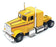 Zee Toys 1/56 Scale 29553 - Freightliner Motorized Power Rig - Yellow