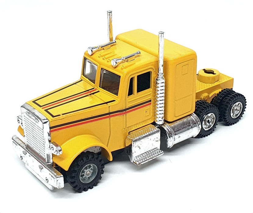 Zee Toys 1/56 Scale 29553 - Freightliner Motorized Power Rig - Yellow