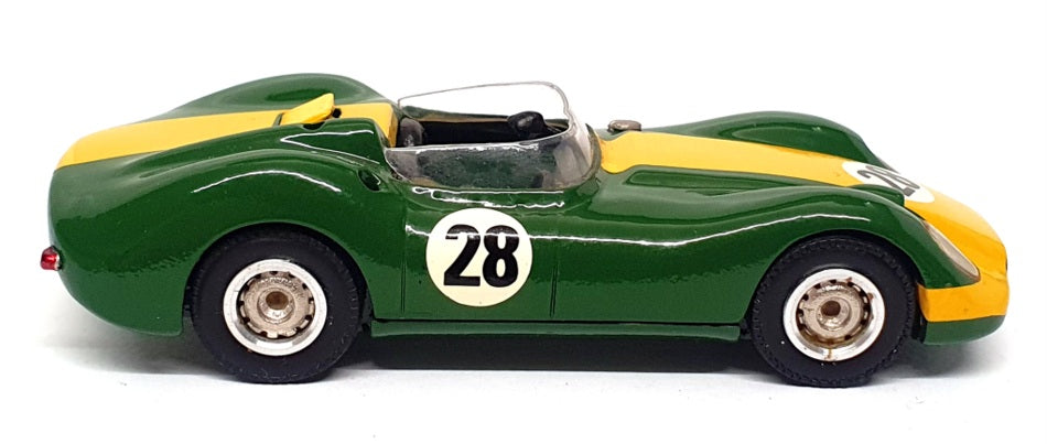 Western Models 1/43 Scale Built Kit CBT42 - 1958 Lister Jaguar Race Car #28