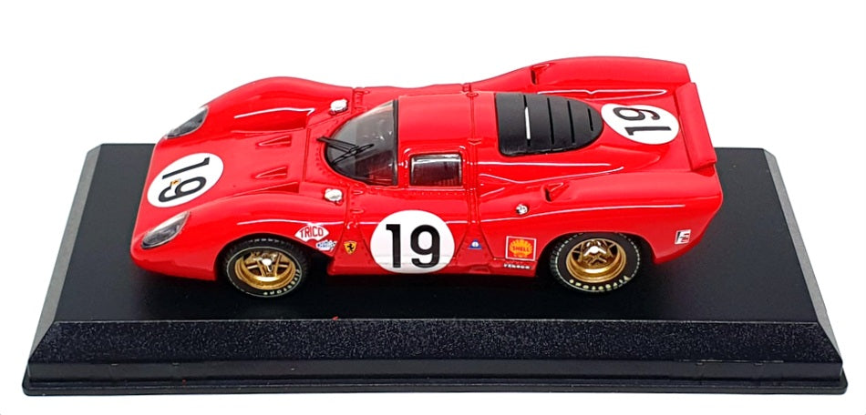 Best Model 1/43 Scale 9152 - Ferrari 312P Coupe #19 Le Mans 1969 - Red