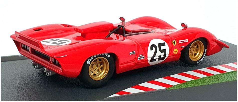 Altaya 1/43 Scale 61023T - Ferrari 312 P #25 12h Sebring 1969 - Red